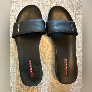 Prada black slide 8.5